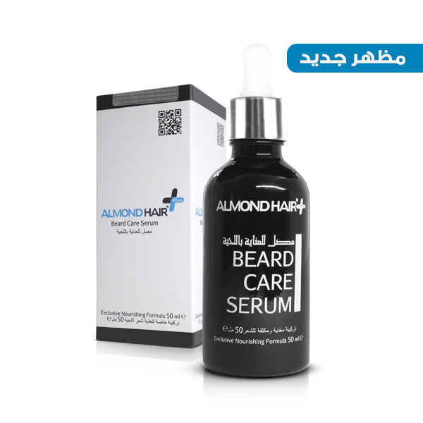 Almond Hair Plus Beard Care Serum with SantEnergy™ for Stimulating Beard Growth and Thickness