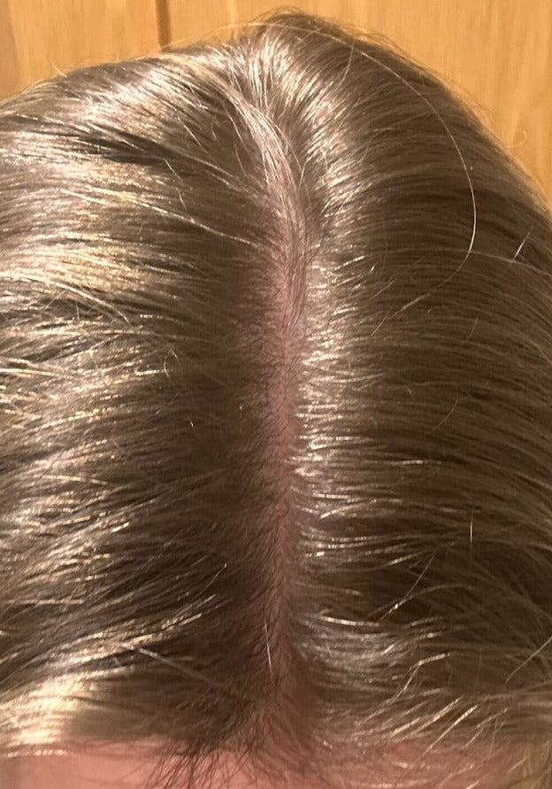 After using PinoPlex - fuller-looking parting